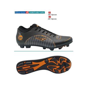 Calzado Futbol, Pupo, Hombre, Black Orange, JX8675-M8-TURF, (43-44)
