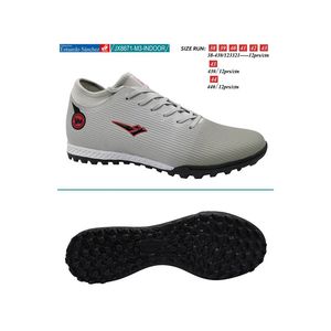 Calzado futbol pupillo hombre jx8671-m3-indoor (38-43) silver \ black \ red