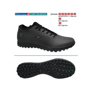 Calzado futbol pupillo hombre jx8671-m4-indoor (38-43) black \ dk.grey