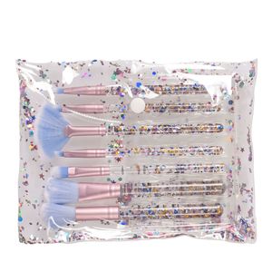 Brochas de Maquillaje Office Life, 7 Piezas, Colores Surtidos, 17cm cada una, OF0145