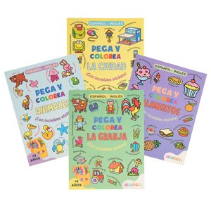 Libro para Colorear, Diseño Surtido, 20x27cm, sbs-0271