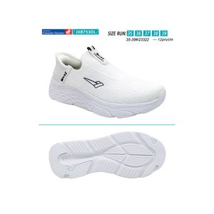 Calzado  sneaker mujer ref:jx8753dl all white (35-39)