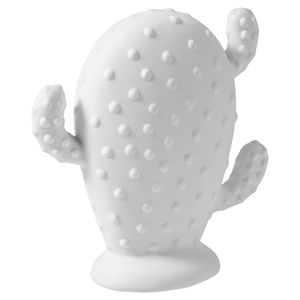 Adorno Figura Cactus, Cerámica, 16x17cm, Blanco, ES22911