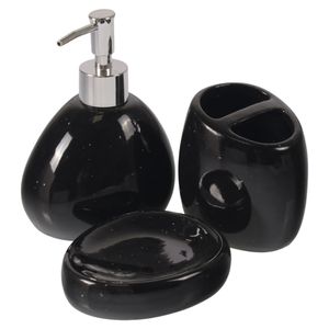 Accesorio p \ bano dl x3 pz.negro ref:gs23008
