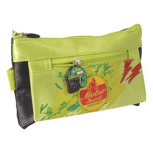 Cartuchera Nylon Pop Hot, Verde, 17x11cm, HF-2708 043809
