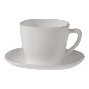 Taza c \ plato opal x6 pz.ref:fcb190 \ fcb210 190cc cuadrada