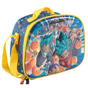 Lonchera Dragon Ball, Azul con Amarillo, 11x22x26cm, 804DRG-B1771