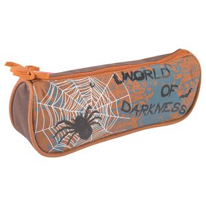 Cartuchera, Araña, Café con Celeste, 21x8x5cm, PC14089 039901