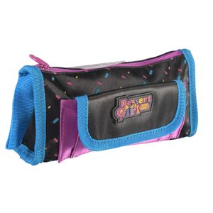 Cartuchera Nylon Pop Hot, Negro, HF-2804 043953