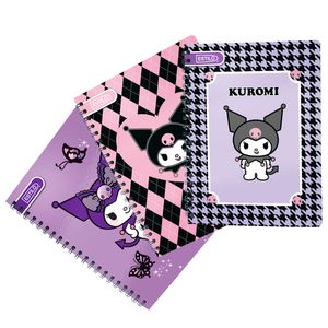 Cuaderno universitario estilo kuromi cuadros ref:52735