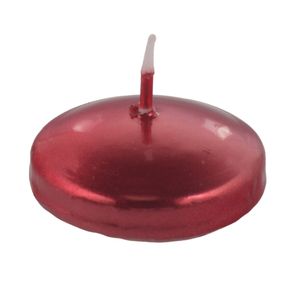 Velas flotantes redondas roja x6 pz.e \ caja ref:es20521 (4.5cm)