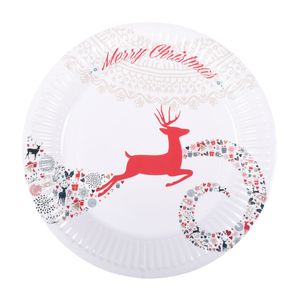 Plato nav.desechable x10 pz.ref:es24667 (9 pulg.)