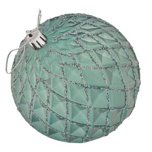 Adorno nav.bola x4 pz.verde ref:es24726 (10cm)