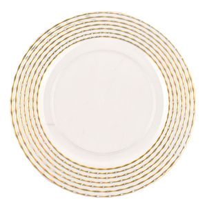 Plato decorativo plast.dorado ref:san4548