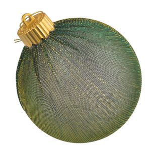 Adorno nav.bola x2 pz.verde ref:es24487 (10cm)