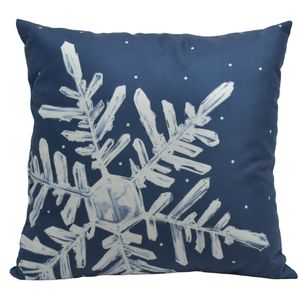 Cojin blue winter snowflake azul (sin borlas) ref:45x45