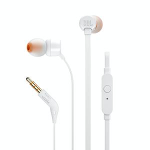 Audífonos Alámbricos JBL, Cable Plano, Blancos, Tune110