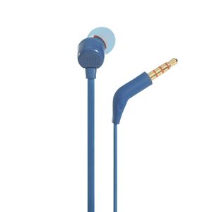 Audífonos Alámbricos JBL, Cable Plano, Azules, Tune110