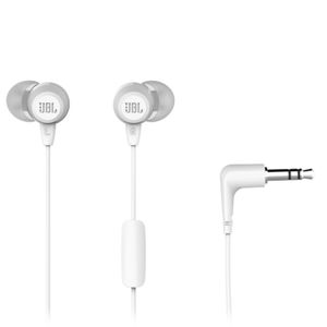 Audífonos Alámbricos JBL, 3 Tamaños de Almohadillas, Blancos, C50HI