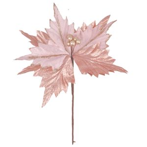 Flor nav.gold rose ref:es24387 (24cm)