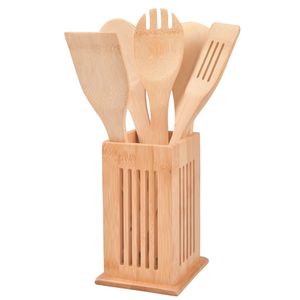 Juego cocina madera x5 pz.ref:es24256 (16x9.5x9.5cm)