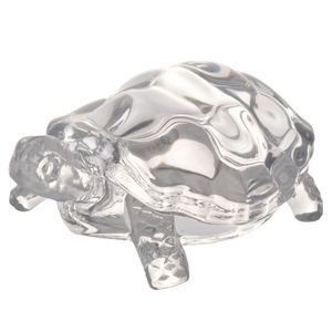 Adorno Figura Tortuga, Vidrio, 8x4cm, Transparente, ES24651