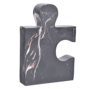 Adorno Figura Pieza Rompecabezas, Resina, 11x18cm, XY-231093A