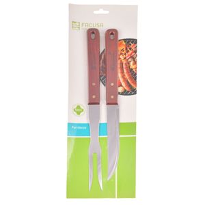 Juego de Parrilla Facusa, 2 Piezas, 49x16cm, 134002003