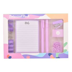 Set de Bloc de Notas Office Life, 8 Piezas, Lila, 24x17cm, OF0299