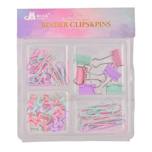 Clips con Accesorios Office Life, Colores Pasteles, 16x14cm, OF0302