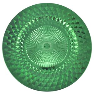 Plato base plast. verde ref:es25390 (33cm)