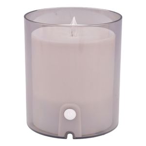 Adorno de Vela Aromático, Blanco, 10x14cm, Con Luz, ES24873