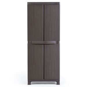 Ropero PolinPlast, Color Roble Tipo Madera, 70 47.5 178.4cm, t0085600t