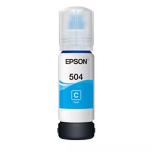 Botella de Tinta, Epson 504, Color Celeste, L4150 \ L4160