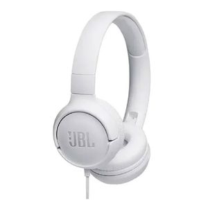 Audífonos Alámbricos JBL, Pure Bass, Blancos, T500 Wired