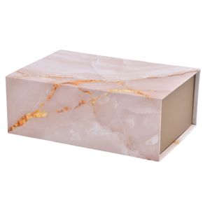 Caja regalo plegable marble ref:es25768 (19x13x7cm)