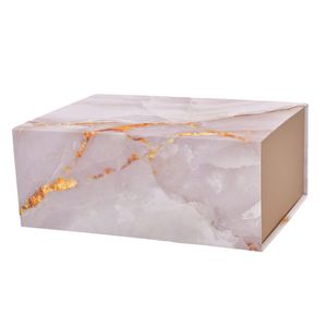 Caja regalo plegable marble ref:es25769 (25x18x10cm)