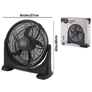 Ventilador Electric Life, 5 aspas, 20 Pulgadas, 3 Velocidades, Negro, BF-2089