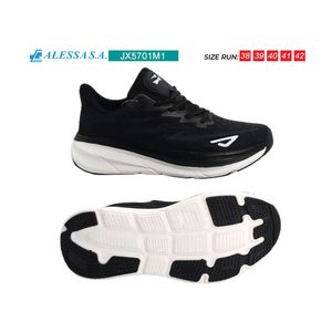 Calzado  running hombre ref:jx5701m1(38-42) black \ white