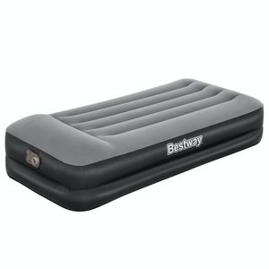 Colchón Inflable Bestway, Con Motor, Negro y Gris, 1.91mtx97x46cm, 67402