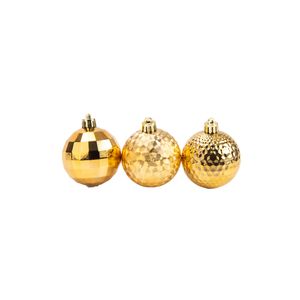 Adorno nav.bola gold x6 pz. ar6 \ 01l6002a+196l6002a \ g 6cm