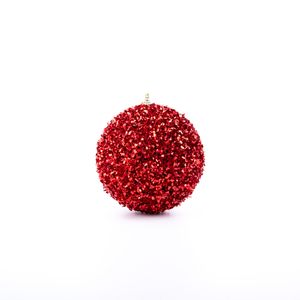 Adorno nav.bola roja x4 pz. d44-31004w-c 10cm
