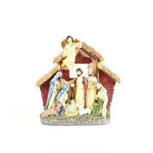 Adorno nav.nacimiento c \ luz fqk18111 (27.5x11x26.5cm)