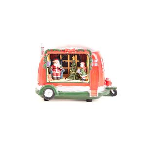 Adorno nav.santa c \ luzfqk18104 (23.5x10x10cm)