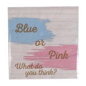Servilleta desechable blue or pink x20 pz.ref:4277 \ ca-rev2-s