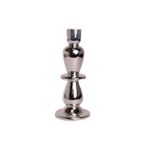 Candelabro, Dolomita, Plateado, 10x24.7cm, DLH21Q598-1YD