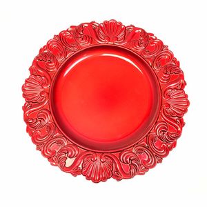 Plato base dec.plast.red ref:188204lr (32cm)