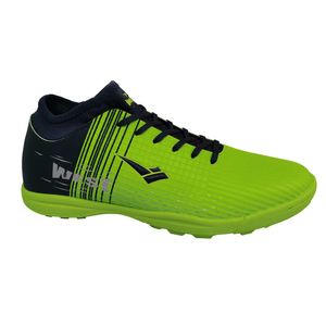 Zapato futbol ref:jx8630-indoor-m1 fluor green \ navy (38)