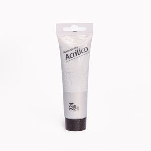 Tempera Acrílica Artel, Plata 224, 4x12cm, 25001224