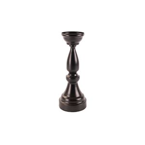 Candelabro, Metal, Negro, 11x27.5cm, ES21589